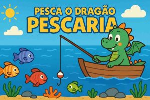 Tela inicial do jogo Pesca o Dragão Pescaria no 44U cassino app.